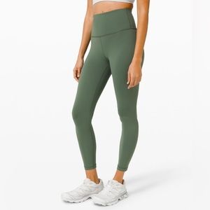 Wunder Train High-Rise Legging - Size 8, Algae Green